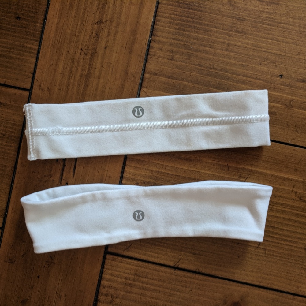 lululemon white headbands